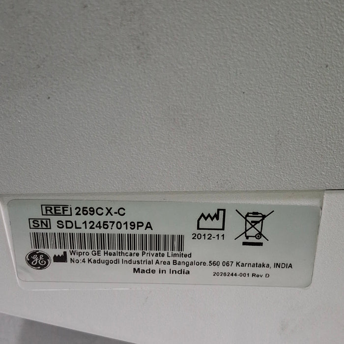 GE Healthcare GE Healthcare Corometrics 250cx Series Model 259cx-c Fetal Monitor Patient Monitors reLink Medical