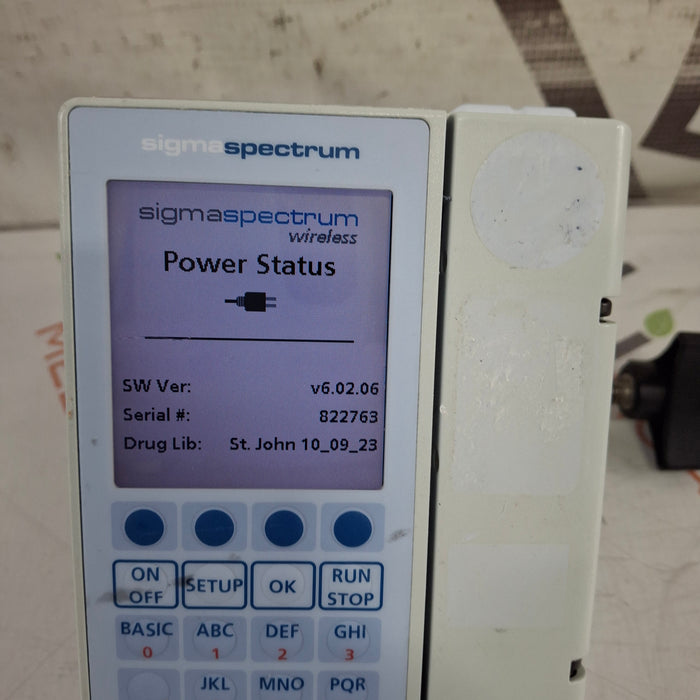 Baxter Sigma Spectrum 6.02.06 without Battery Infusion Pump