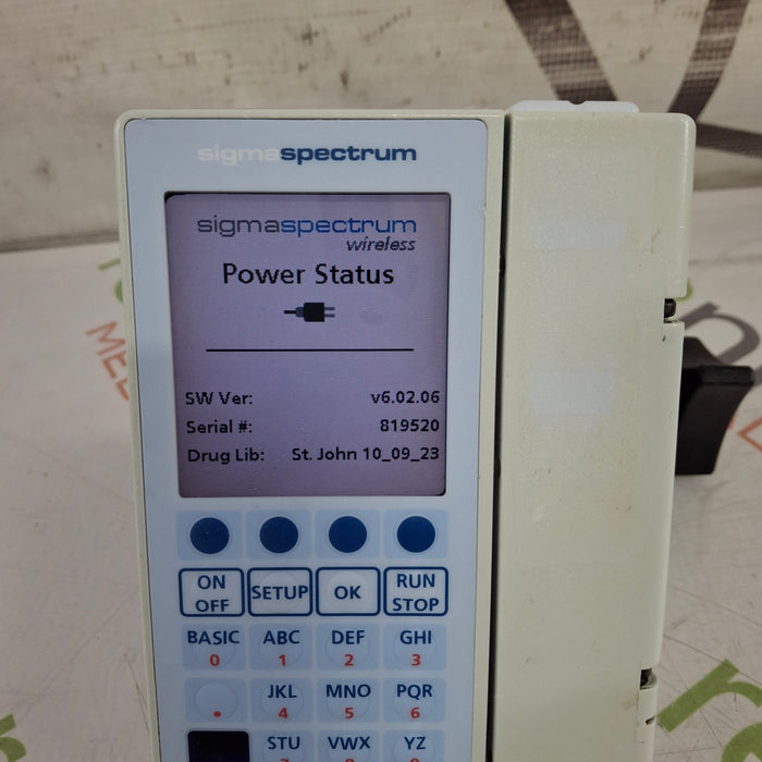 Baxter Sigma Spectrum 6.02.06 without Battery Infusion Pump