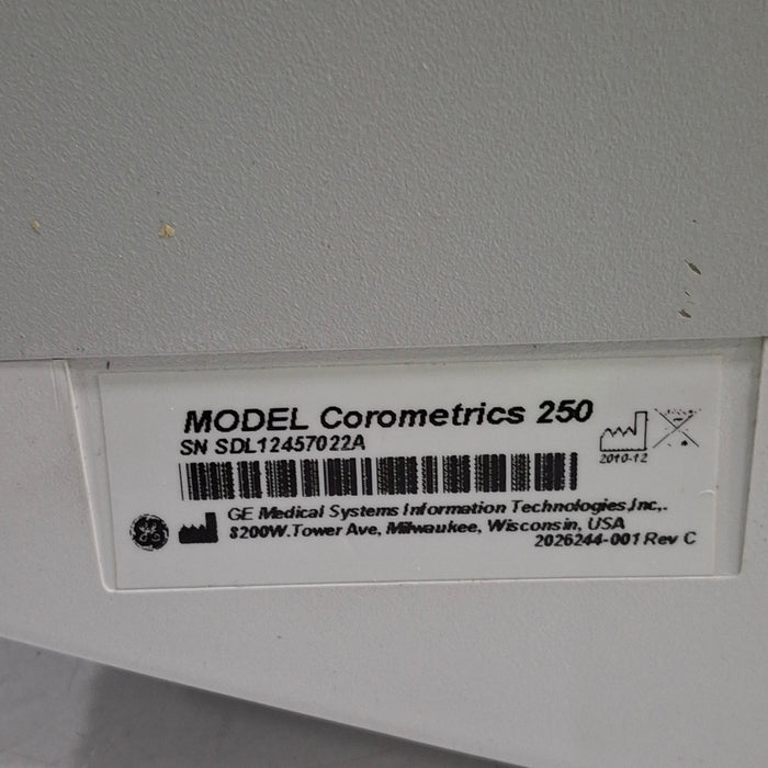 GE Healthcare GE Healthcare Corometrics 250cx Series Model 259cx-c Fetal Monitor Patient Monitors reLink Medical