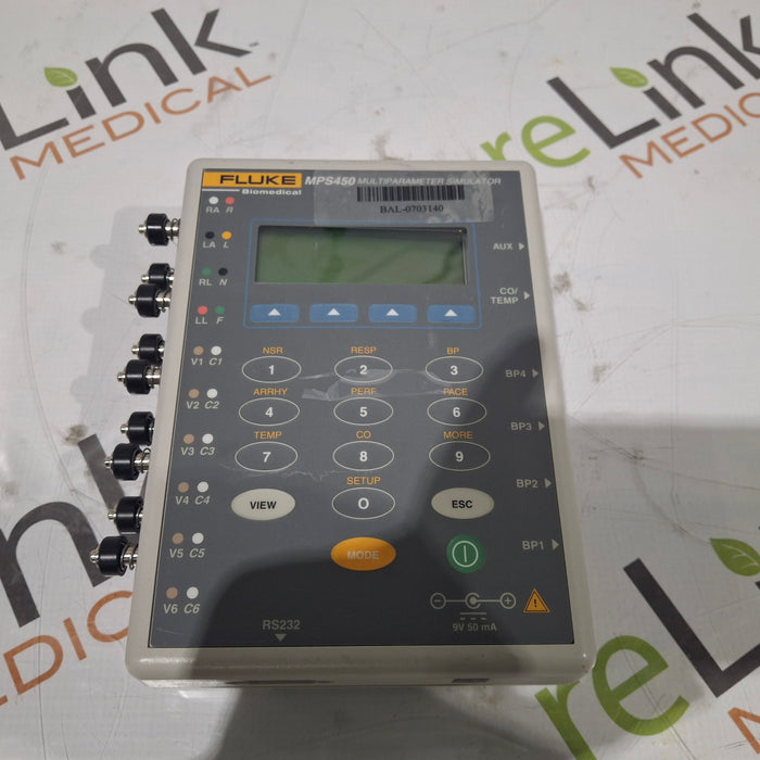 Fluke Fluke MPS450 Multiparameter Simulator Test Equipment reLink Medical