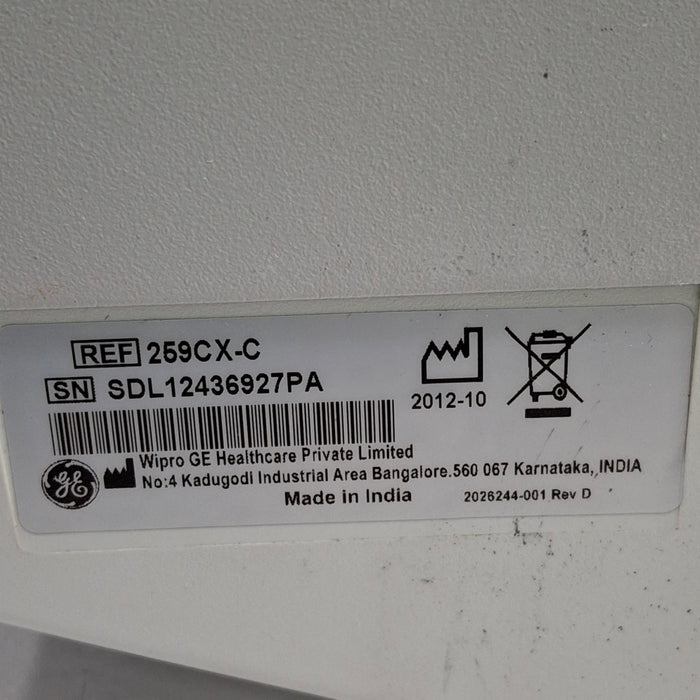 GE Healthcare GE Healthcare Corometrics 250cx Series Model 259cx-c Fetal Monitor Patient Monitors reLink Medical