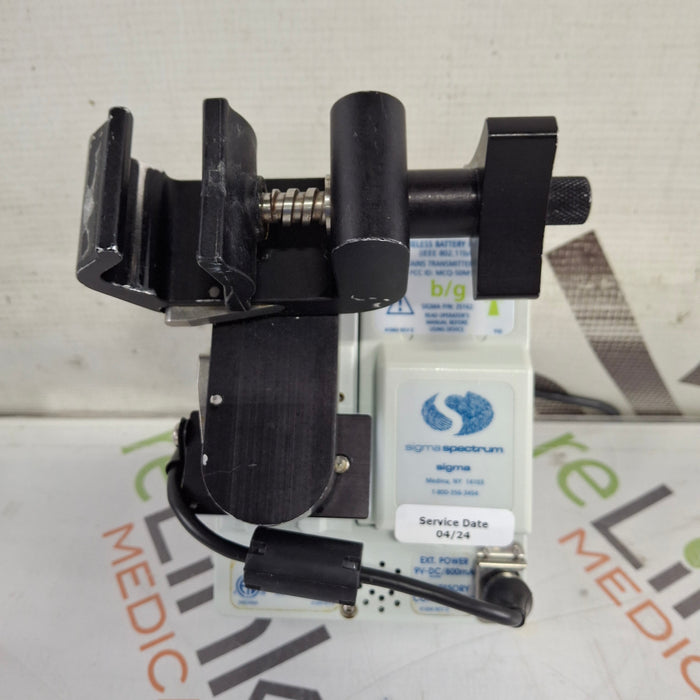 Baxter Sigma Spectrum 6.02.07 with B/G Battery Infusion Pump