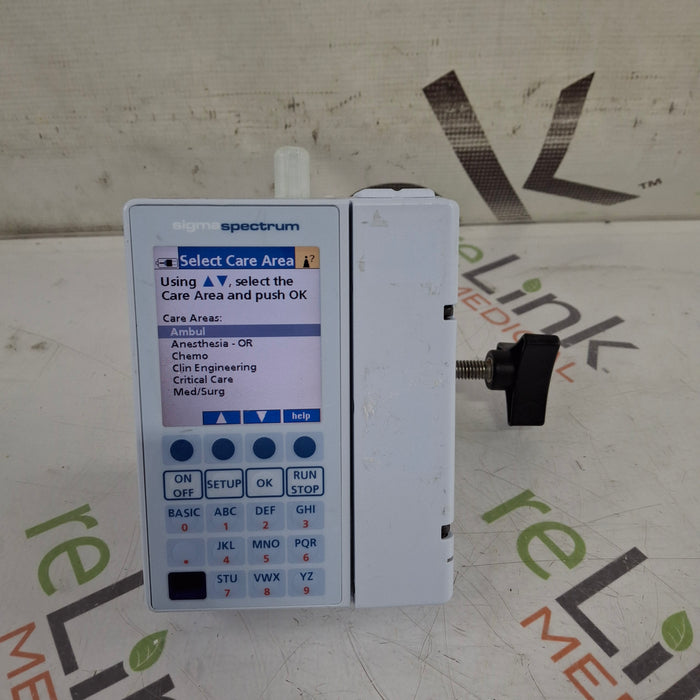 Baxter Sigma Spectrum 6.02.07 with B/G Battery Infusion Pump