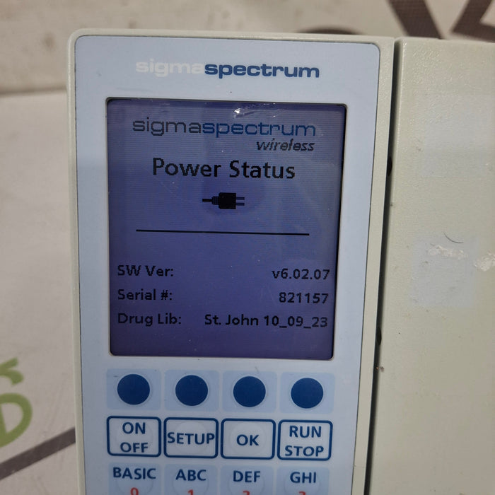 Baxter Baxter Sigma Spectrum 6.02.07 without Battery Infusion Pump Infusion Pump reLink Medical