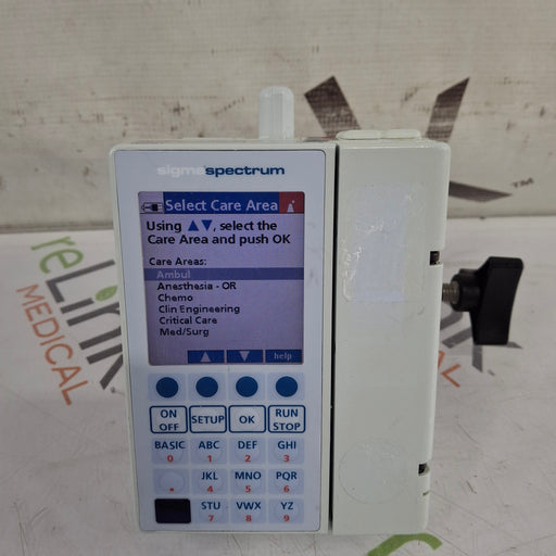 Baxter Baxter Sigma Spectrum 6.02.07 with B/G Battery Infusion Pump Infusion Pump reLink Medical