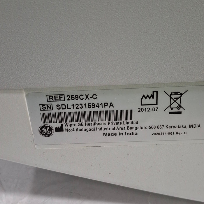GE Healthcare GE Healthcare Corometrics 250cx Series Model 259cx-c Fetal Monitor Patient Monitors reLink Medical