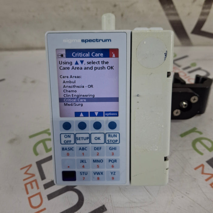 Baxter Sigma Spectrum 6.05.13 with B/G Battery Infusion Pump