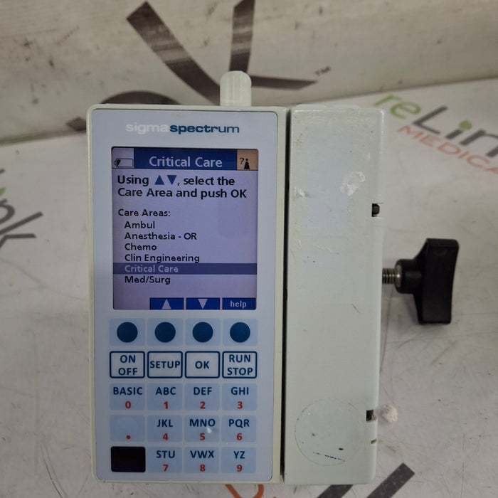 Baxter Sigma Spectrum 6.02.07 with B/G Battery Infusion Pump