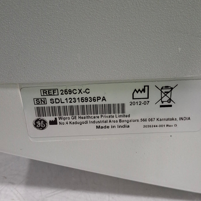 GE Healthcare GE Healthcare Corometrics 250cx Series Model 259cx-c Fetal Monitor Patient Monitors reLink Medical