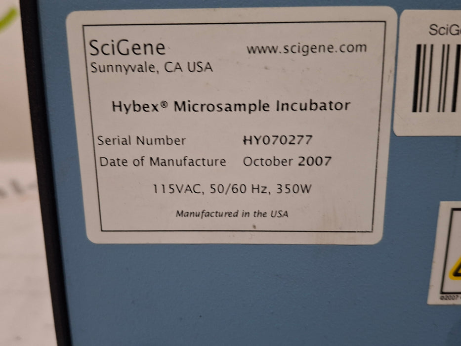 Scigene Corporation Scigene Corporation Hybex Microsample Incubator Research Lab reLink Medical