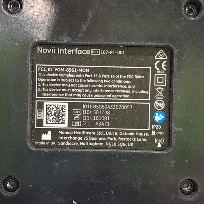 Monica Healthcare Limited Monica Healthcare Limited 107-PT-001 Fetal Monitor Patient Monitors reLink Medical