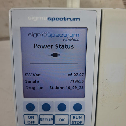 Baxter Baxter Sigma Spectrum 6.02.07 with B/G Battery Infusion Pump Infusion Pump reLink Medical