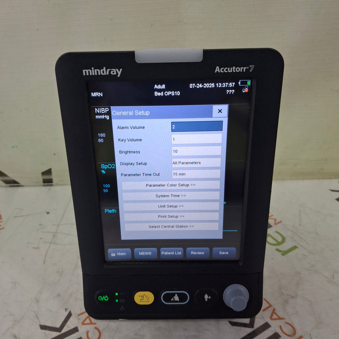 Mindray Mindray Accutorr 7 Vital Signs Monitor Patient Monitors reLink Medical