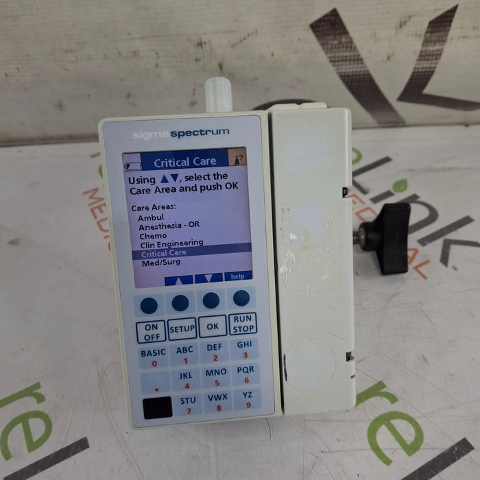 Baxter Sigma Spectrum 6.02.07 with B/G Battery Infusion Pump