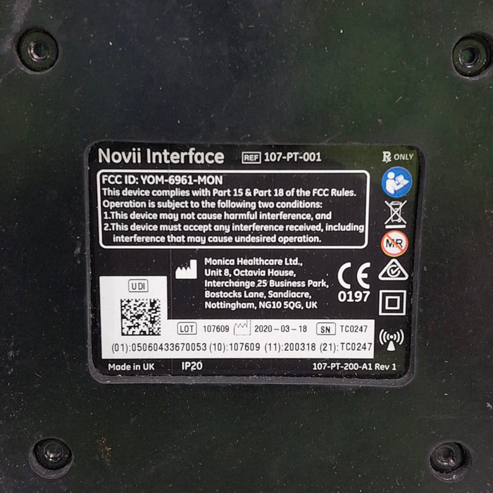 Monica Healthcare Limited Monica Healthcare Limited 107-PT-001 Fetal Monitor Patient Monitors reLink Medical