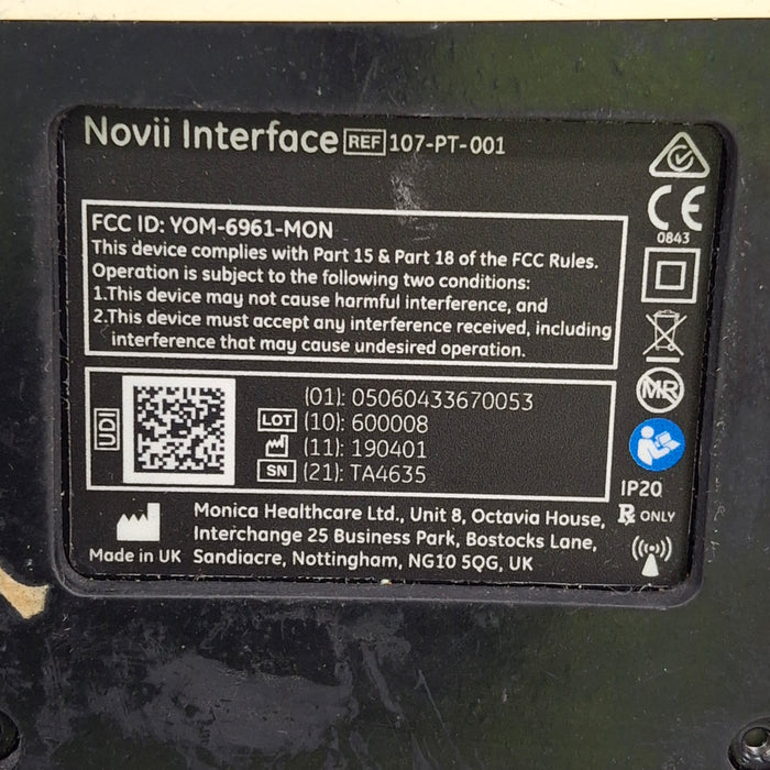 Monica Healthcare Limited Monica Healthcare Limited 107-PT-001 Fetal Monitor Patient Monitors reLink Medical