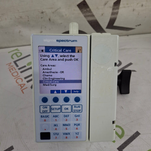 Baxter Baxter Sigma Spectrum 6.02.07 with B/G Battery Infusion Pump Infusion Pump reLink Medical