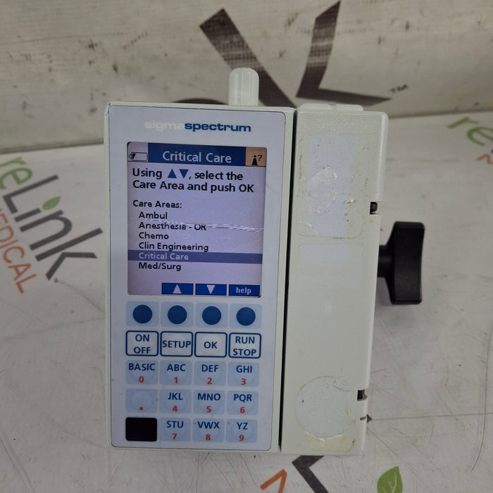 Baxter Sigma Spectrum 6.02.07 with B/G Battery Infusion Pump