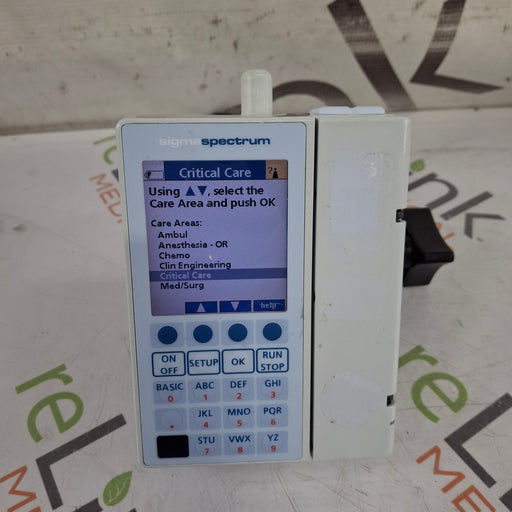 Baxter Baxter Sigma Spectrum 6.02.07 with B/G Battery Infusion Pump Infusion Pump reLink Medical