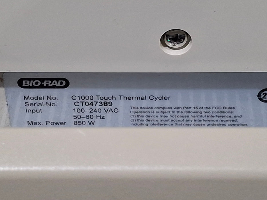 Bio-Rad C1000 Touch PCR Thermal Cycler