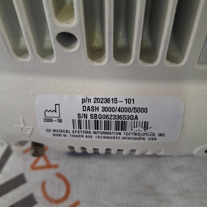 GE Healthcare Dash 3000 - GE/Nellcor SpO2 Patient Monitor