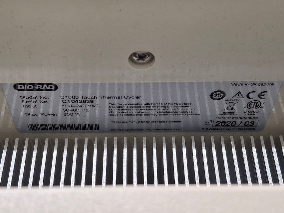 Bio-Rad C1000 Touch PCR Thermal Cycler
