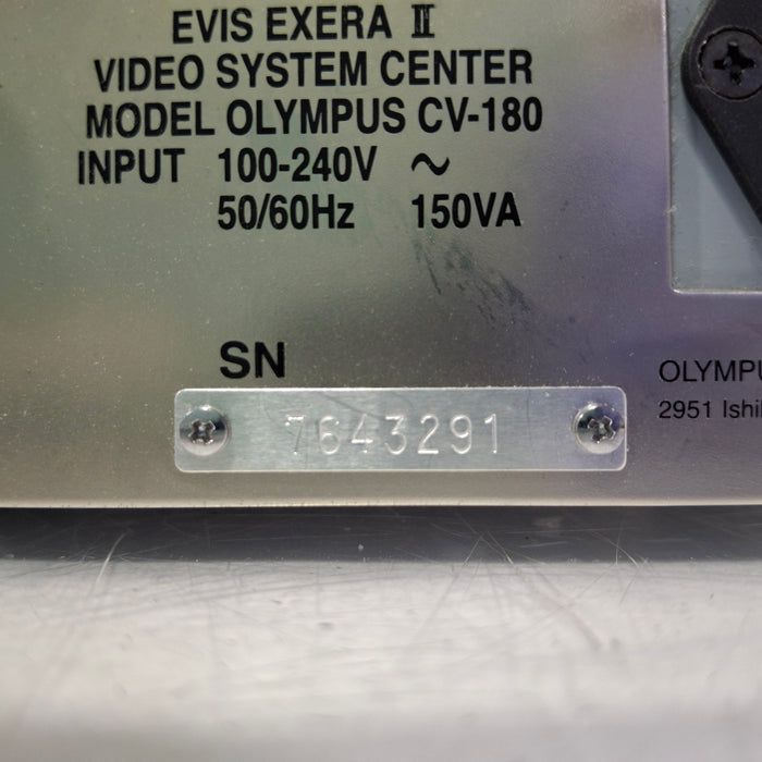 Olympus Olympus CV-180 Processor Flexible Endoscopy reLink Medical