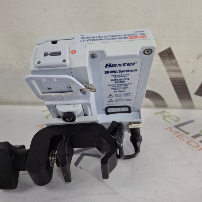 Baxter Baxter Sigma Spectrum 8.01.00 w/o Battery Infusion Pump Infusion Pump reLink Medical