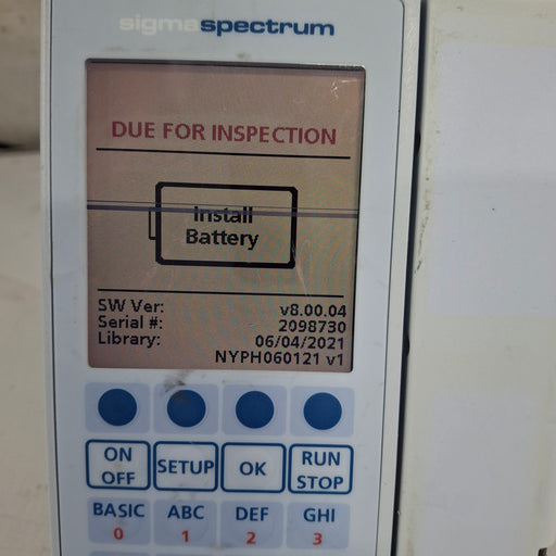 Baxter Baxter Sigma Spectrum 8.00.04 w/o Battery Infusion Pump Infusion Pump reLink Medical