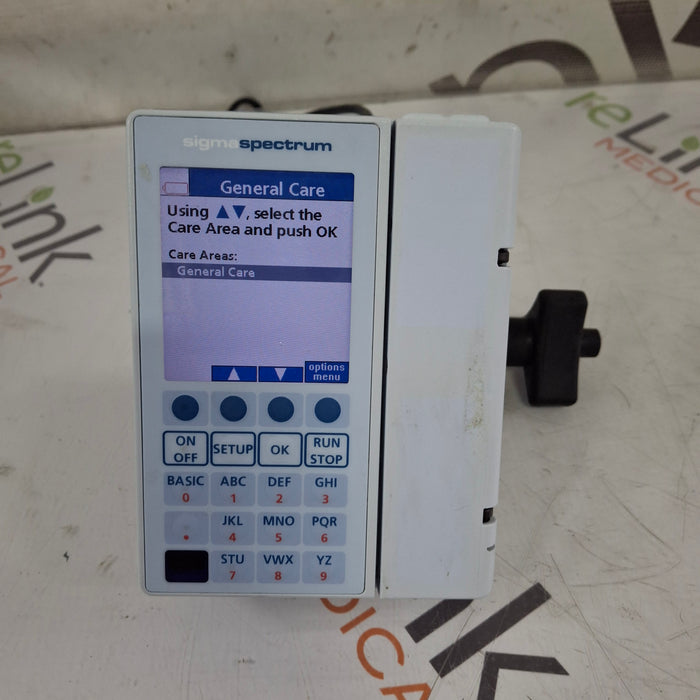 Baxter Sigma Spectrum 8.01.00 w/o Battery Infusion Pump