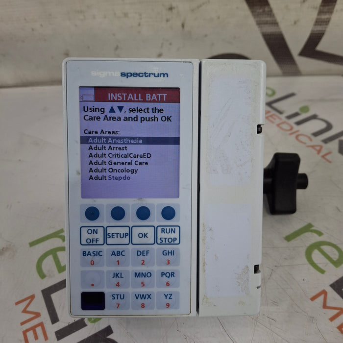 Baxter Sigma Spectrum 8.01.00 w/o Battery Infusion Pump