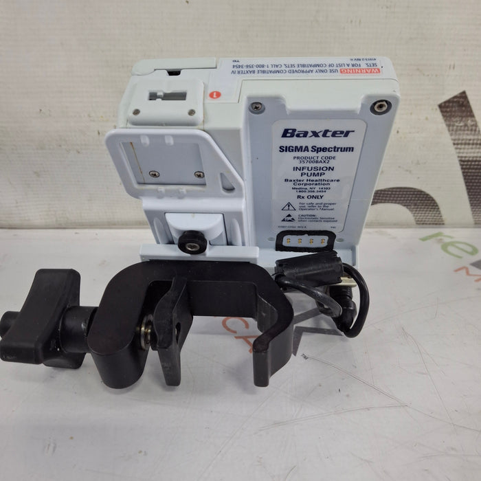 Baxter Sigma Spectrum 8.01.00 w/o Battery Infusion Pump
