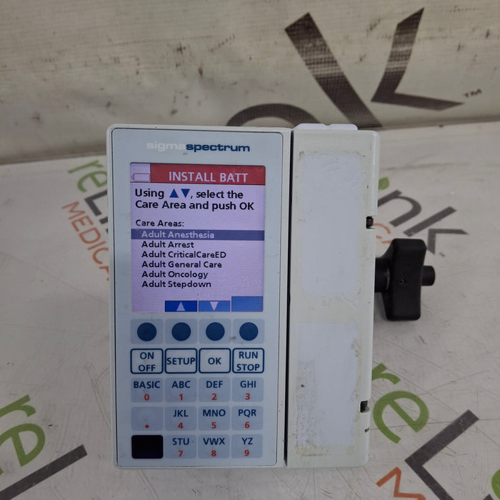 Baxter Sigma Spectrum 8.01.00 w/o Battery Infusion Pump