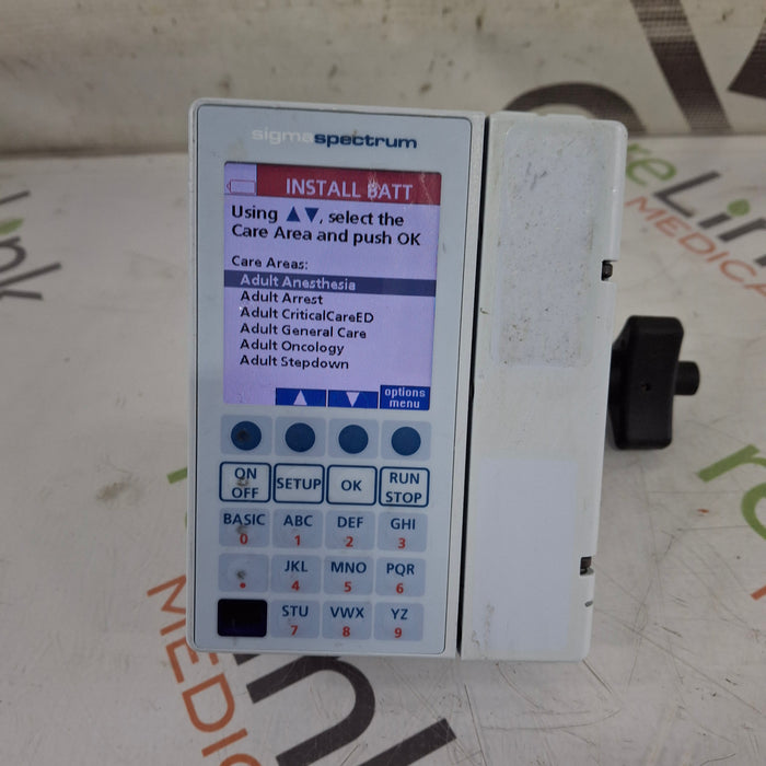 Baxter Sigma Spectrum 8.01.00 w/o Battery Infusion Pump
