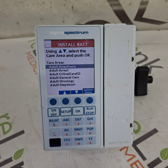 Baxter Sigma Spectrum 8.01.00 w/o Battery Infusion Pump