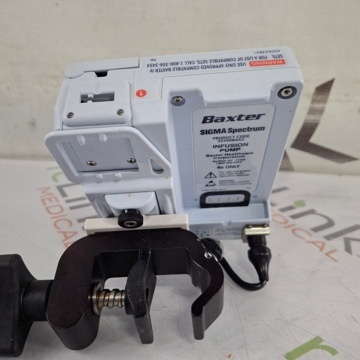 Baxter Sigma Spectrum 8.01.00 w/o Battery Infusion Pump