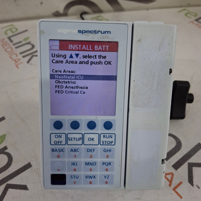 Baxter Sigma Spectrum 8.01.00 w/o Battery Infusion Pump