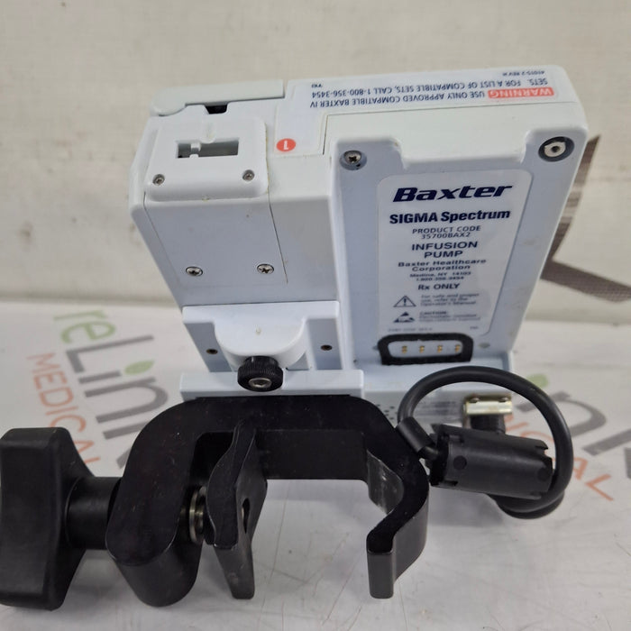 Baxter Baxter Sigma Spectrum 8.00.03 w/o Battery Infusion Pump Infusion Pump reLink Medical