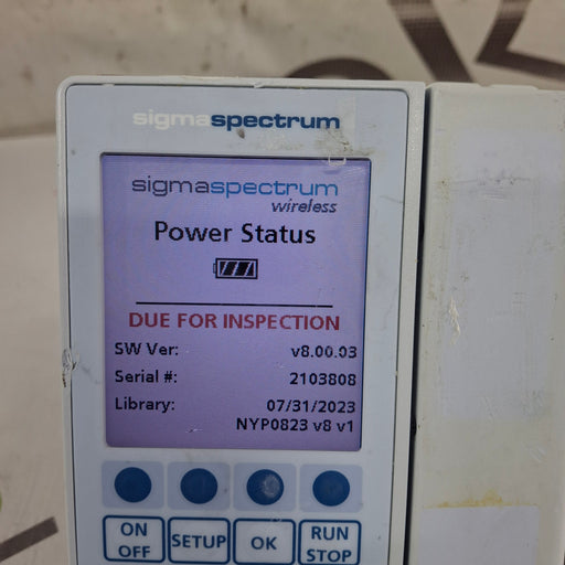 Baxter Baxter Sigma Spectrum 8.00.03 w/o Battery Infusion Pump Infusion Pump reLink Medical