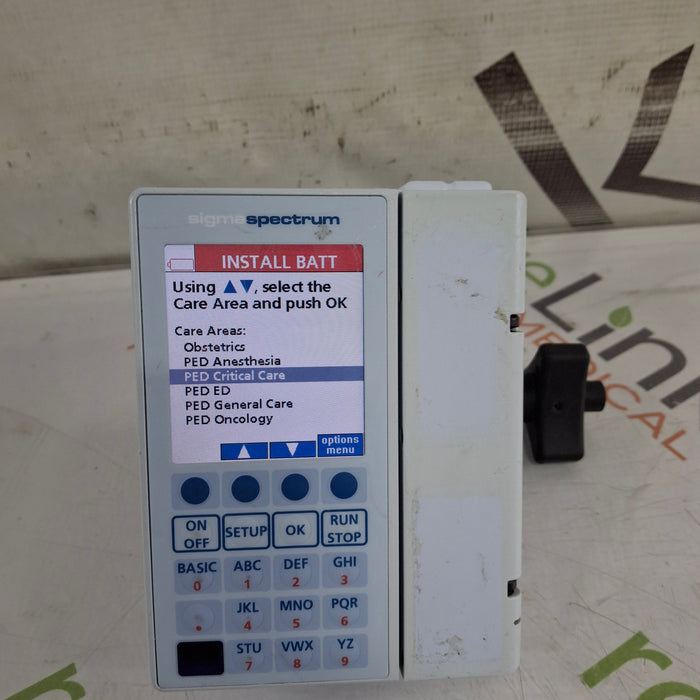 Baxter Sigma Spectrum 8.01.00 w/o Battery Infusion Pump