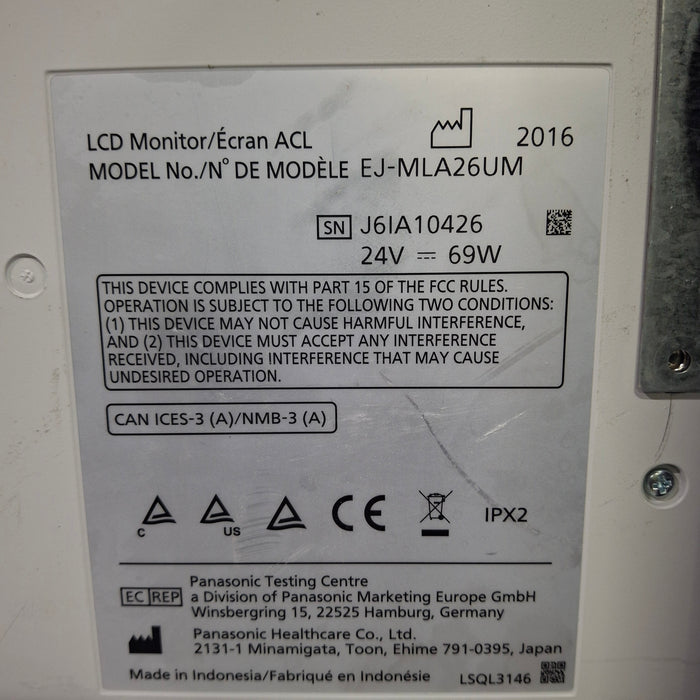 Panasonic EJ-MLA26U 26” Full HD Medical Monitor
