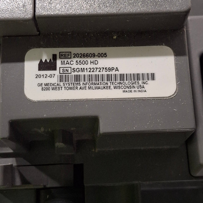GE Healthcare GE Healthcare MAC 5500 HD ECG without CAM Module Cardiology reLink Medical