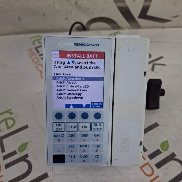 Baxter Sigma Spectrum 8.01.00 w/o Battery Infusion Pump