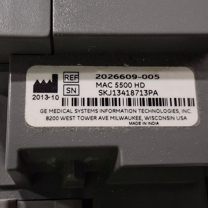 GE Healthcare GE Healthcare MAC 5500 HD ECG without CAM Module Cardiology reLink Medical