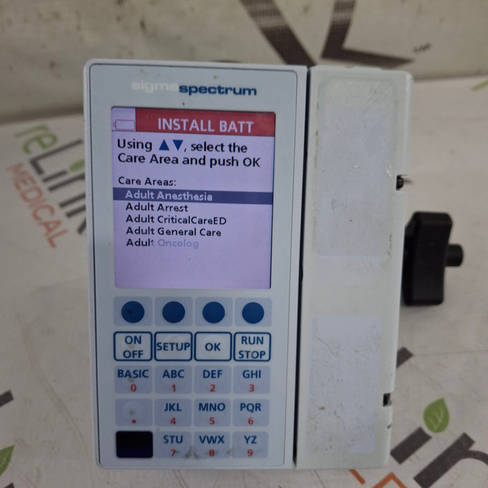 Baxter Sigma Spectrum 8.01.00 w/o Battery Infusion Pump