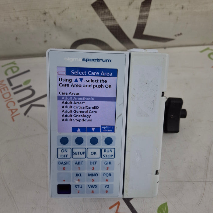 Baxter Sigma Spectrum 8.01.00 w/o Battery Infusion Pump