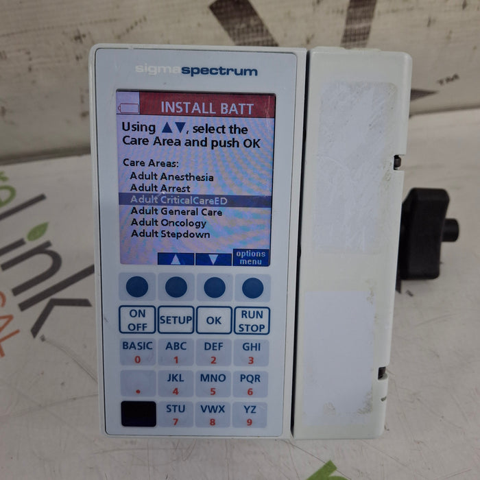 Baxter Sigma Spectrum 8.01.00 w/o Battery Infusion Pump