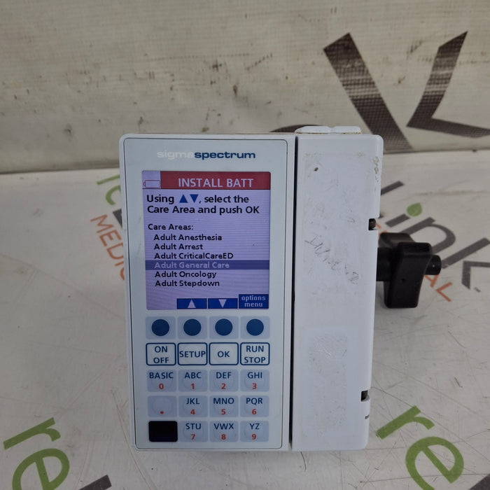 Baxter Sigma Spectrum 8.01.00 w/o Battery Infusion Pump