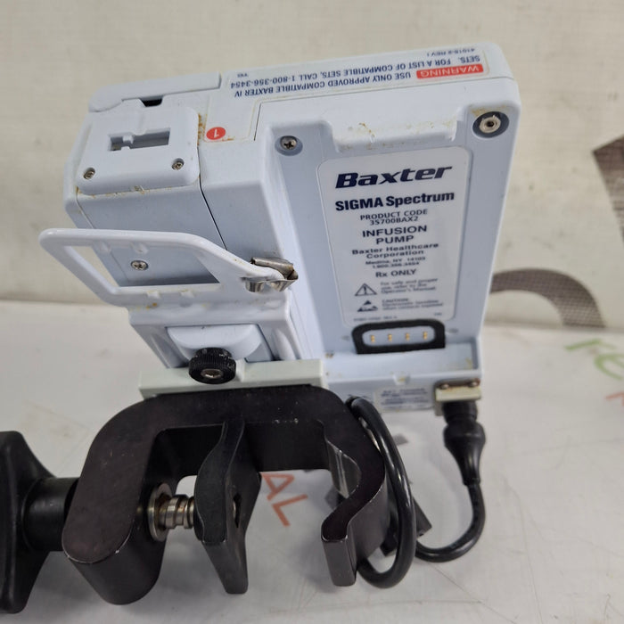 Baxter Sigma Spectrum 8.01.00 w/o Battery Infusion Pump